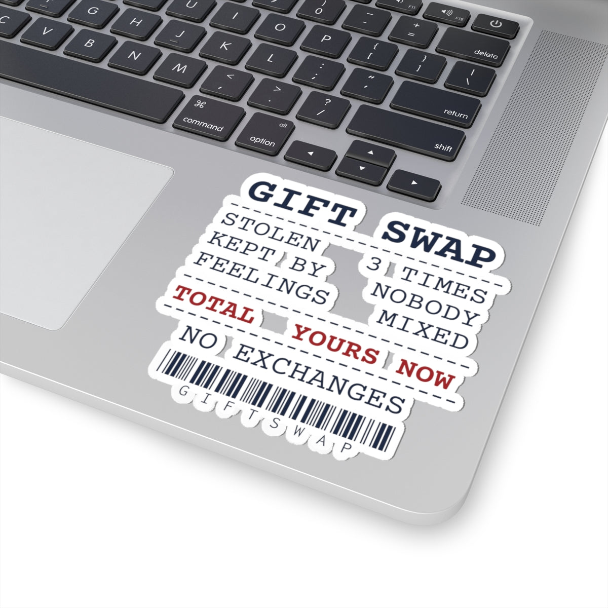 Funny White Elephant Sticker Stolen Then Abandoned Yours Now