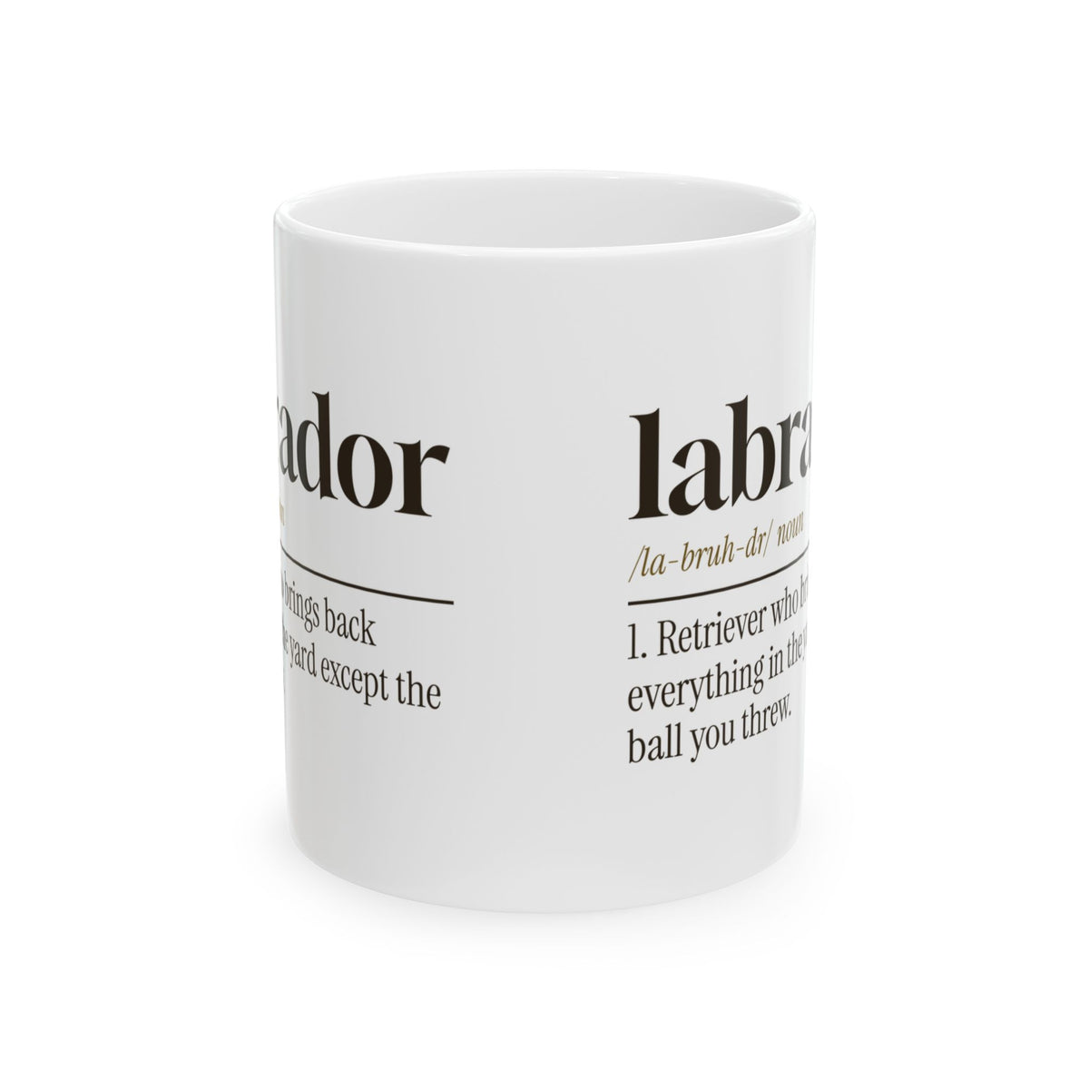 Funny Labrador Coffee Mug Dictionary Brings Back Everything Else
