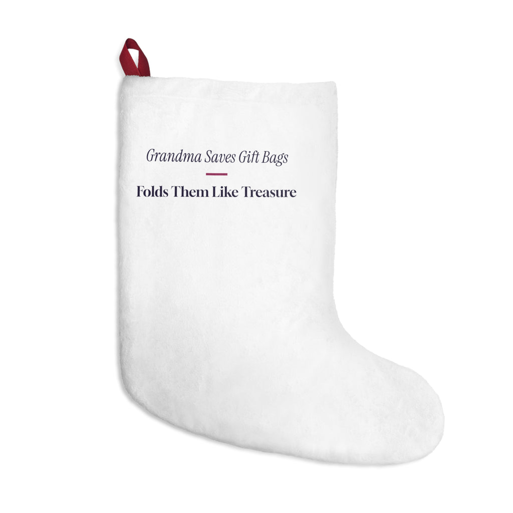 Funny Christmas Grandma Christmas Stocking Grandma Saves The Gift Bags