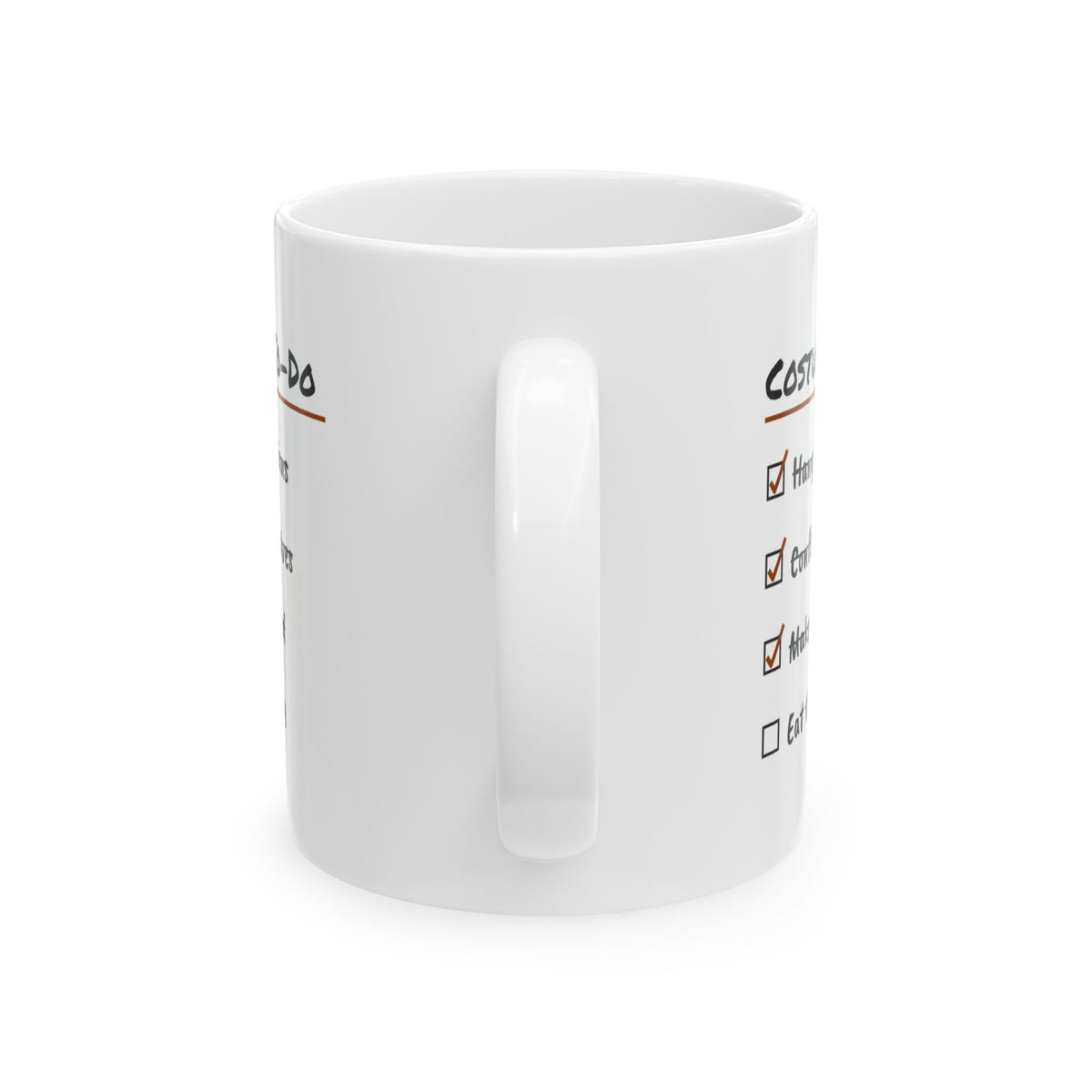 Funny Teacher Coffee Mug Costume Day Checklist Design For Teachers