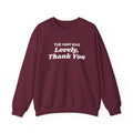 Funny Christmas In-Laws Sweatshirt The Ham Was Lovely Thank You