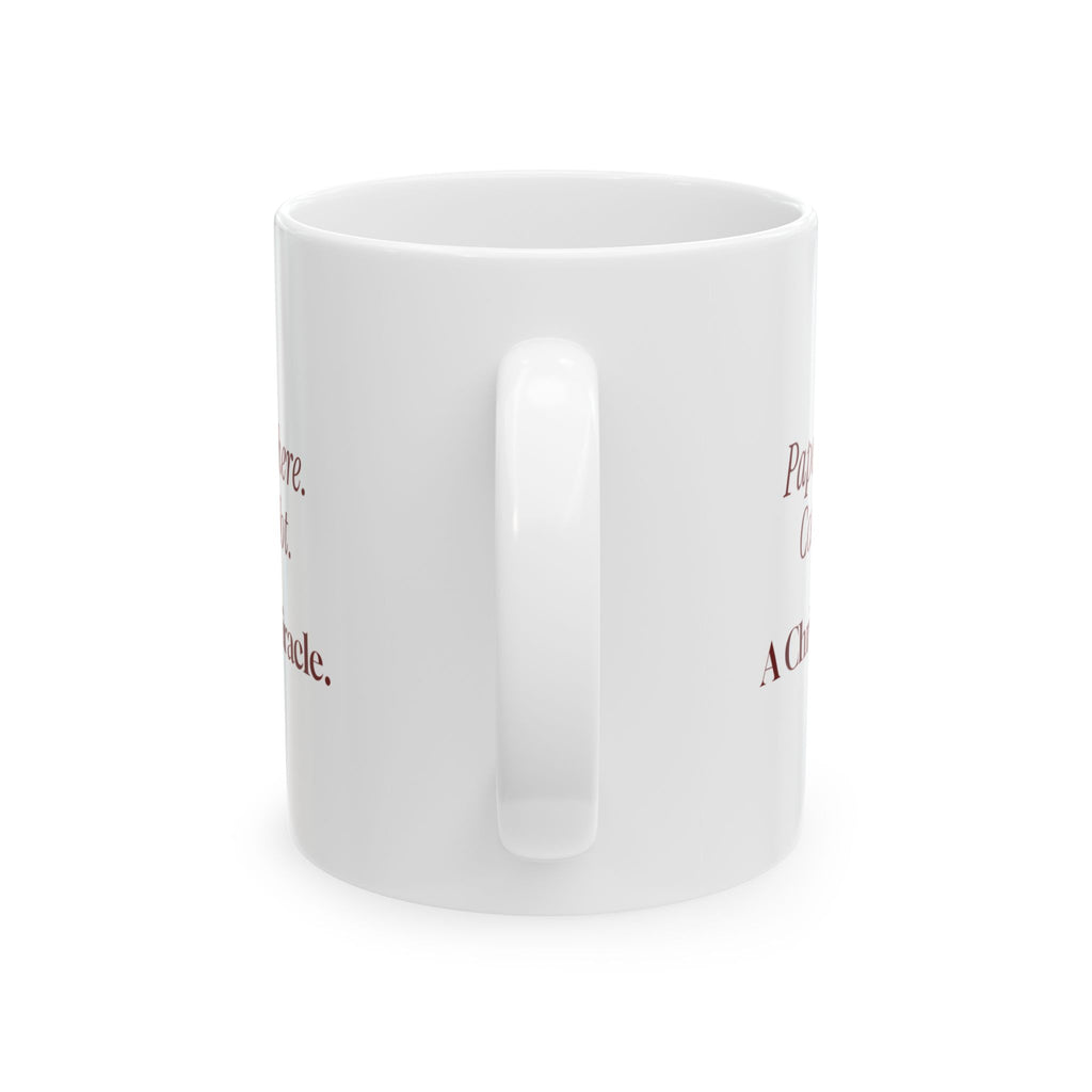 Funny Christmas Morning Coffee Mug Coffee Still Hot A Miracle