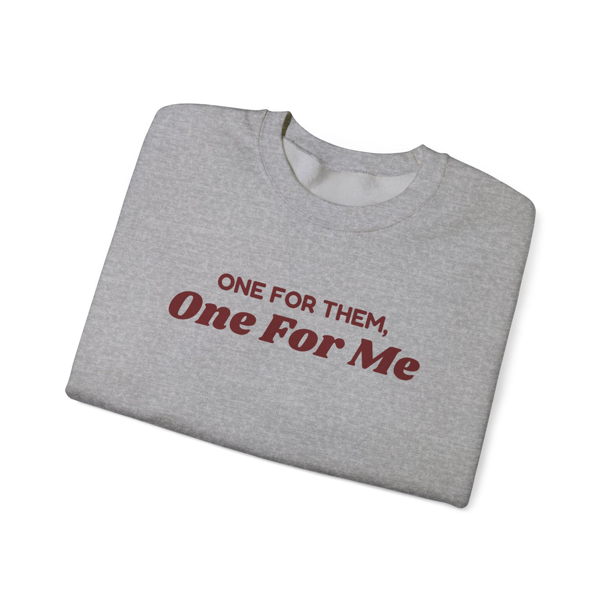 Funny Christmas Shopping Sweatshirt One For Them One For Me