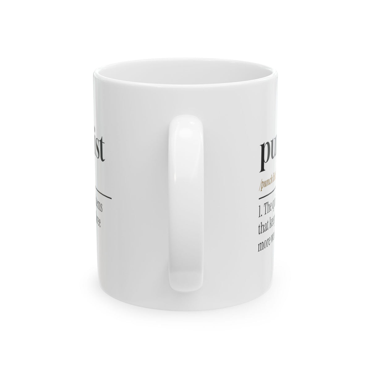 Funny Construction Worker Coffee Mug Punch List Definition