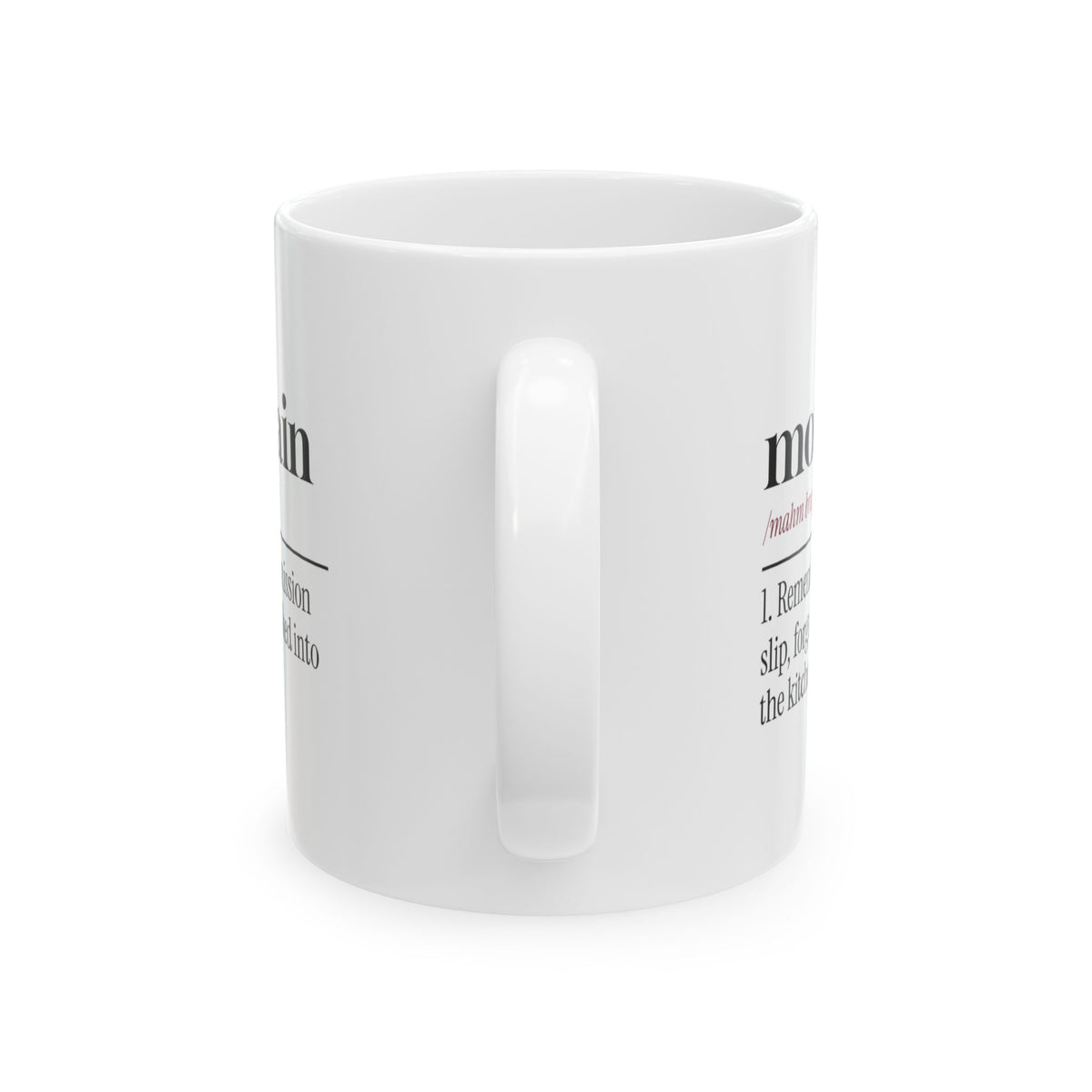 Funny Mom Brain Dictionary Coffee Mug For Wife