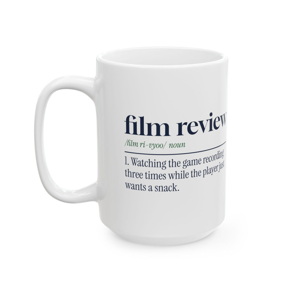 Funny Football Dad Coffee Mug Film Review Dictionary Definition