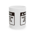 Funny BBQ Mug Flip Advice Not Accepted Here Grill Warning
