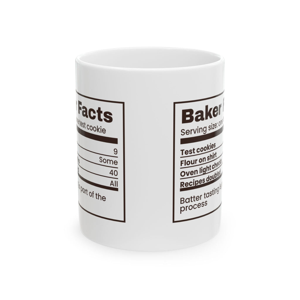 Funny Baking Mug Forty Oven Light Checks Baker Facts For Bakers