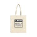 Funny Christmas Tote Bag No Curtains Yet Warning For New Homeowners
