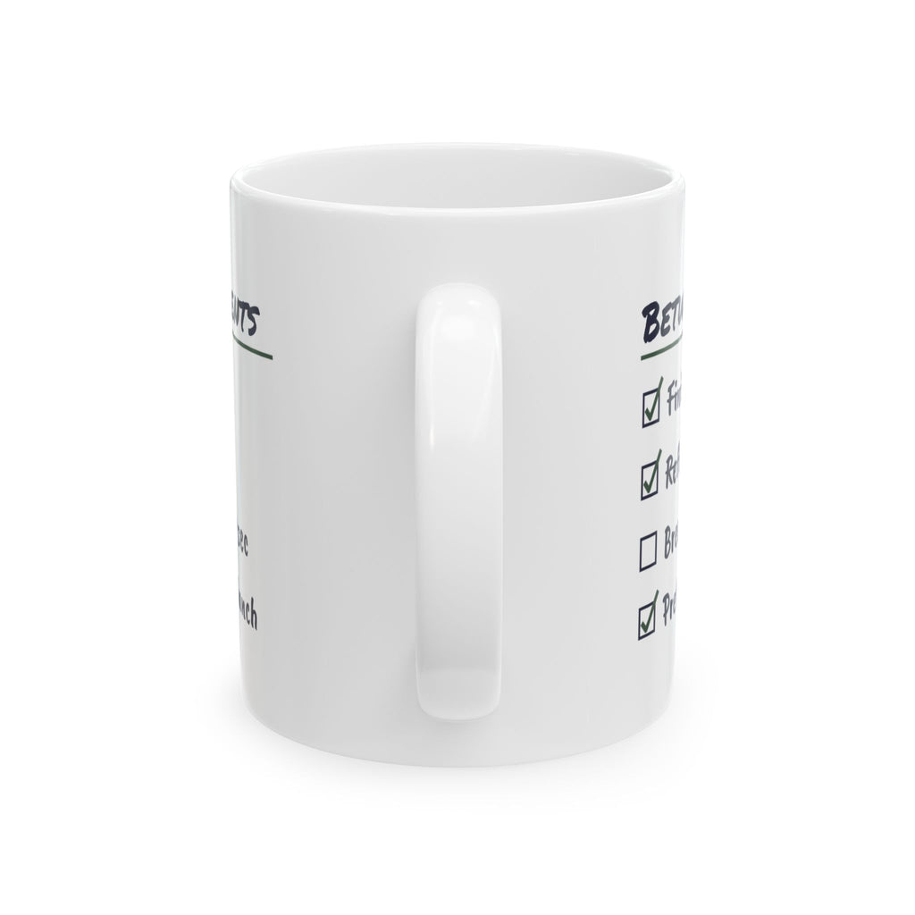 Funny Therapist Checklist Mug Between Clients For Counselors