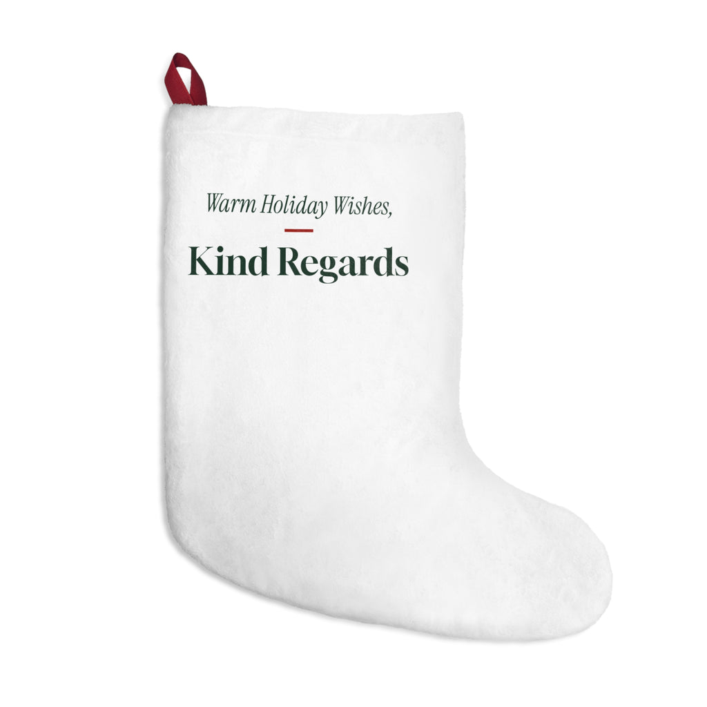 Funny Christmas Coworker Christmas Stocking Warm Holiday Wishes Kind