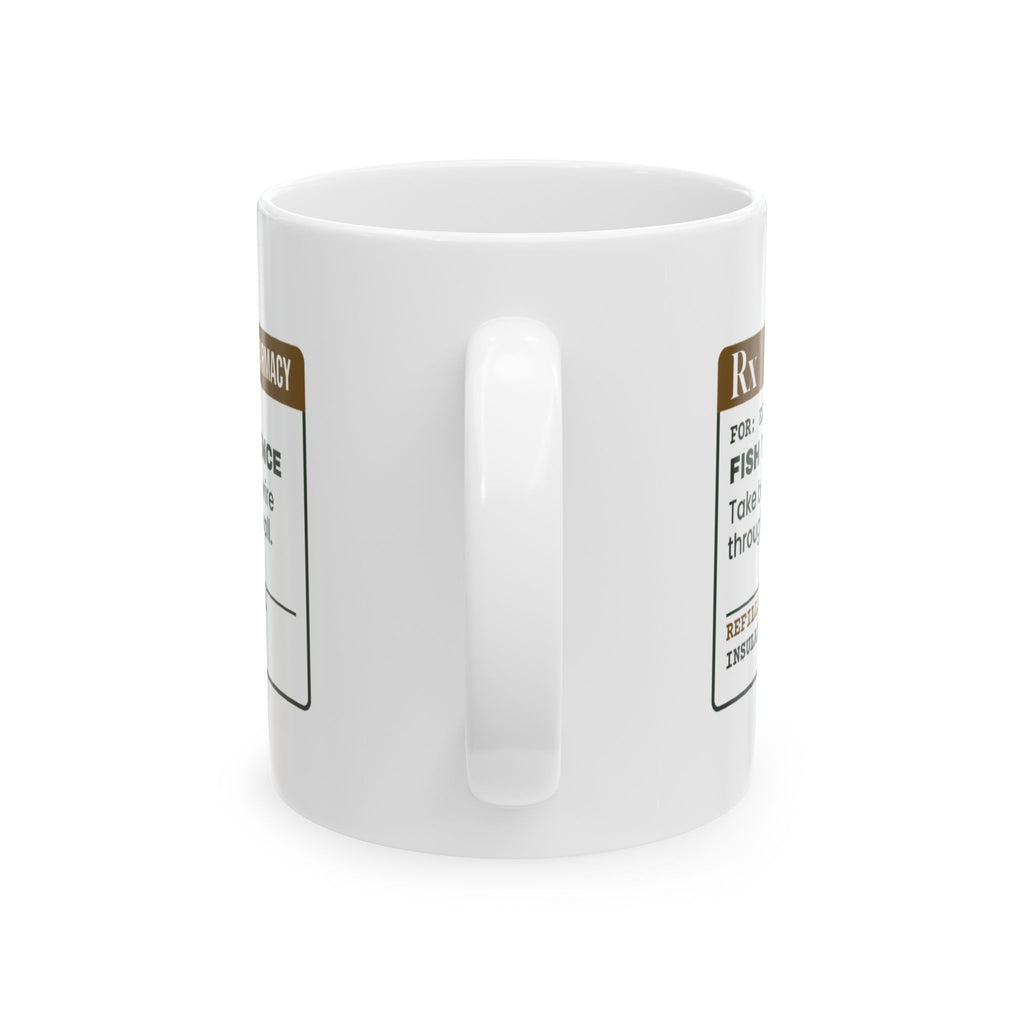 Funny Electrician Coffee Mug Fish Tape Patience Prescription