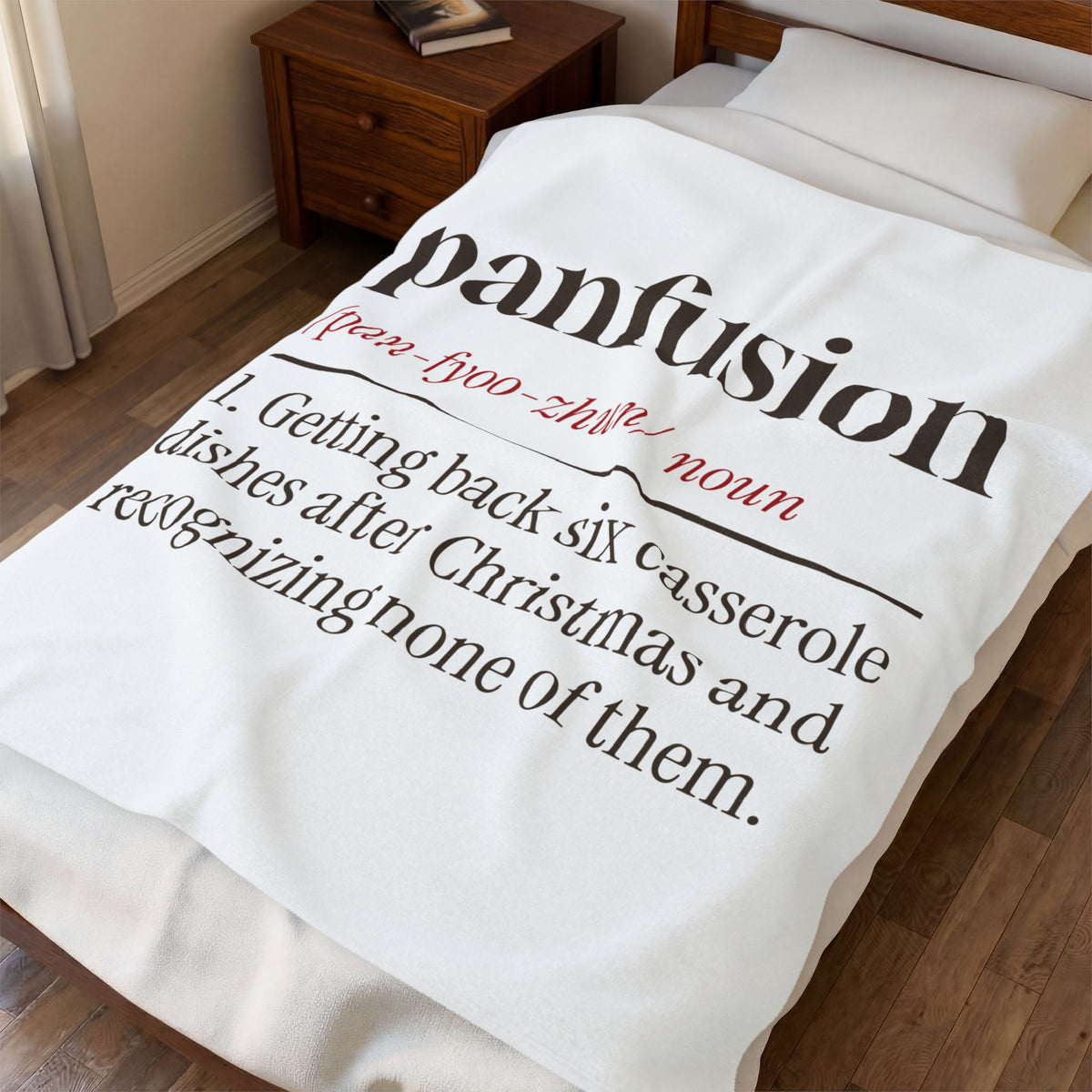 Funny Christmas Host Throw Blanket Panfusion Dictionary Definition