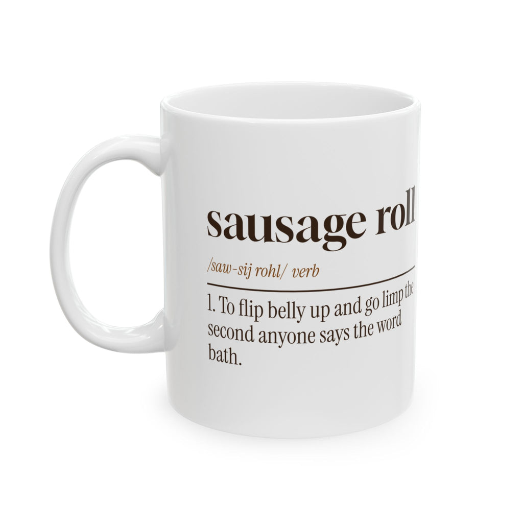 Funny Dachshund Coffee Mug Sausage Roll Dictionary For Doxie Moms