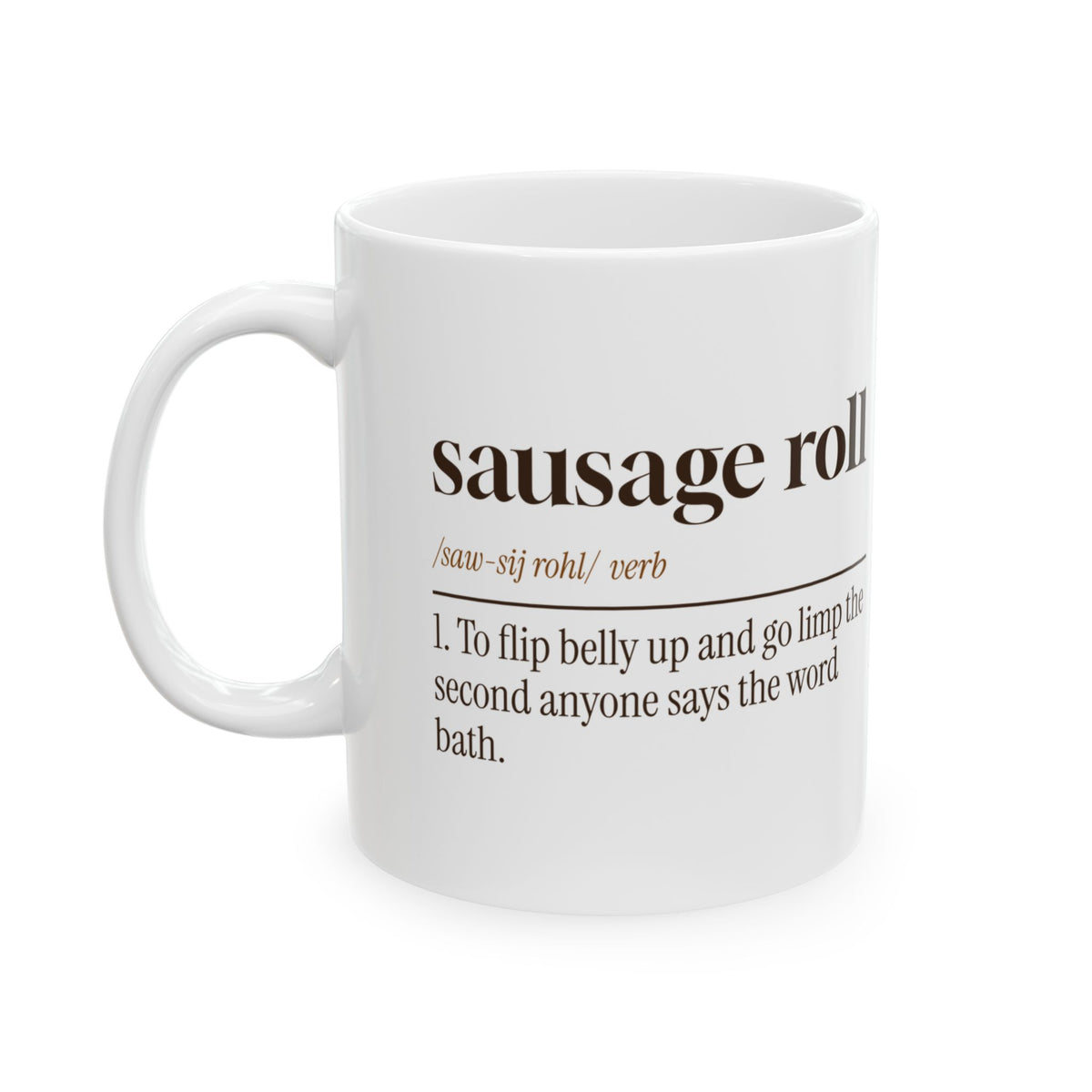 Funny Dachshund Coffee Mug Sausage Roll Dictionary For Doxie Moms