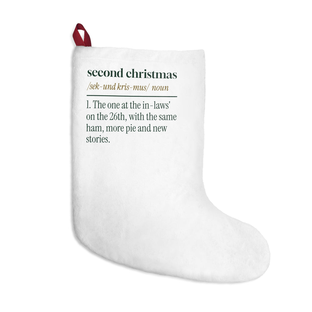 Funny Christmas Stocking Second Christmas Definition In-Laws