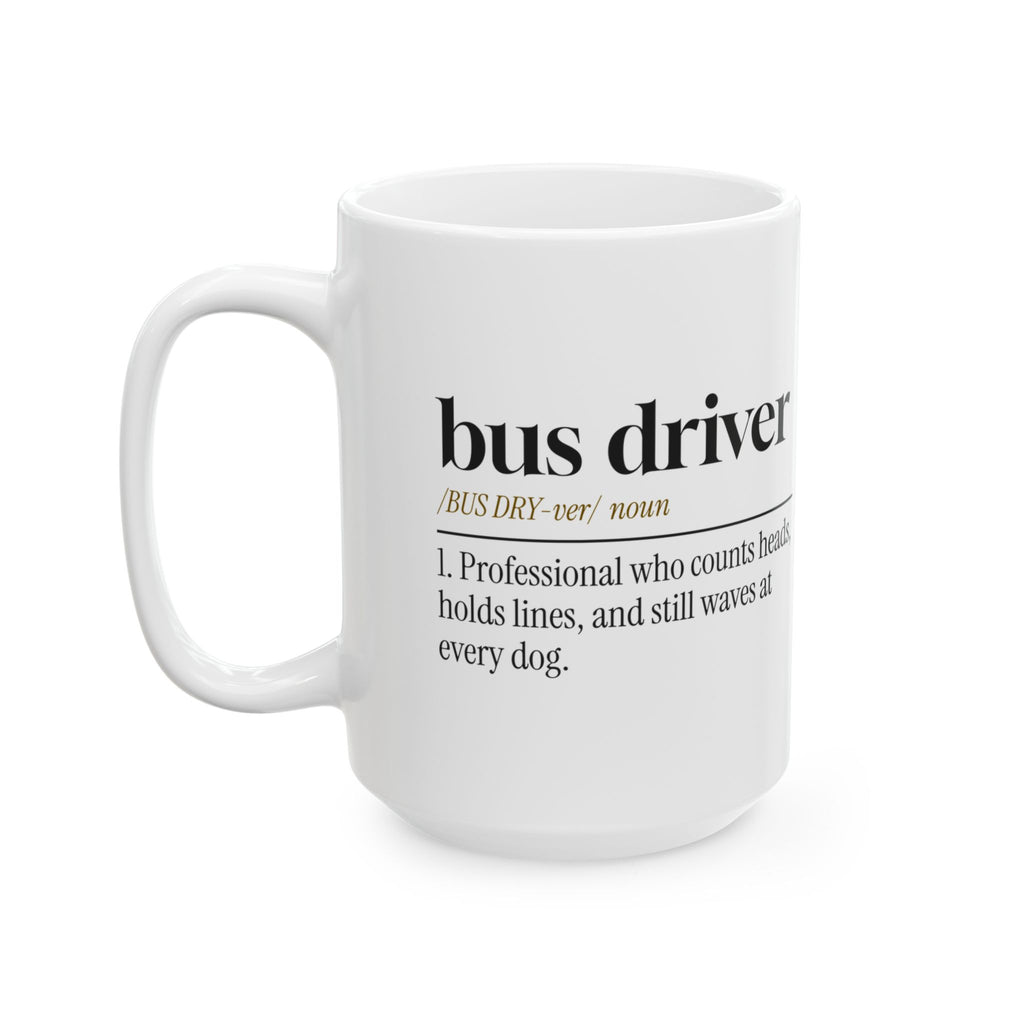 Funny Bus Driver Coffee Mug Counts Heads For Bus Drivers