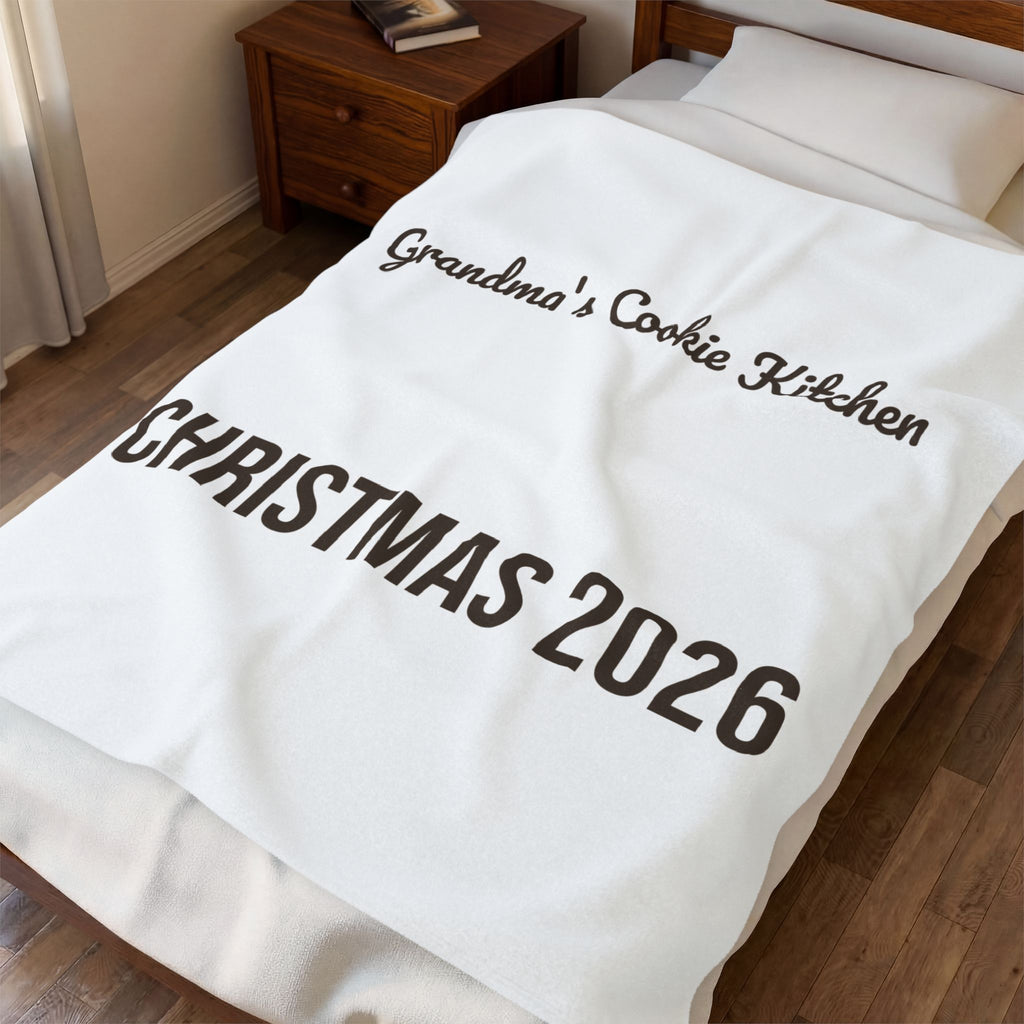 Christmas Throw Blanket Grandma's Cookie Kitchen Christmas 2026