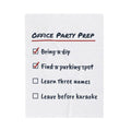 Funny Office Christmas Throw Blanket Office Party Prep Checklist