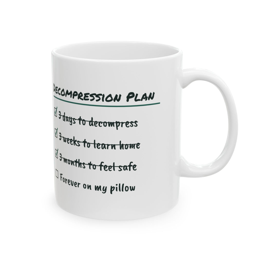 Rescue Dog Mug 3 Days 3 Weeks 3 Months Forever Adoption Checklist