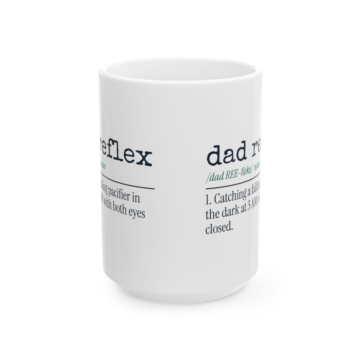 Funny New Dad Coffee Mug Dad Reflex Definition For First Time Dads