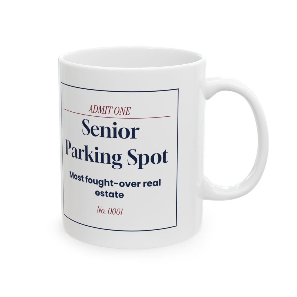 Funny Senior Parking Spot Coffee Mug Graduation Mug For Grad