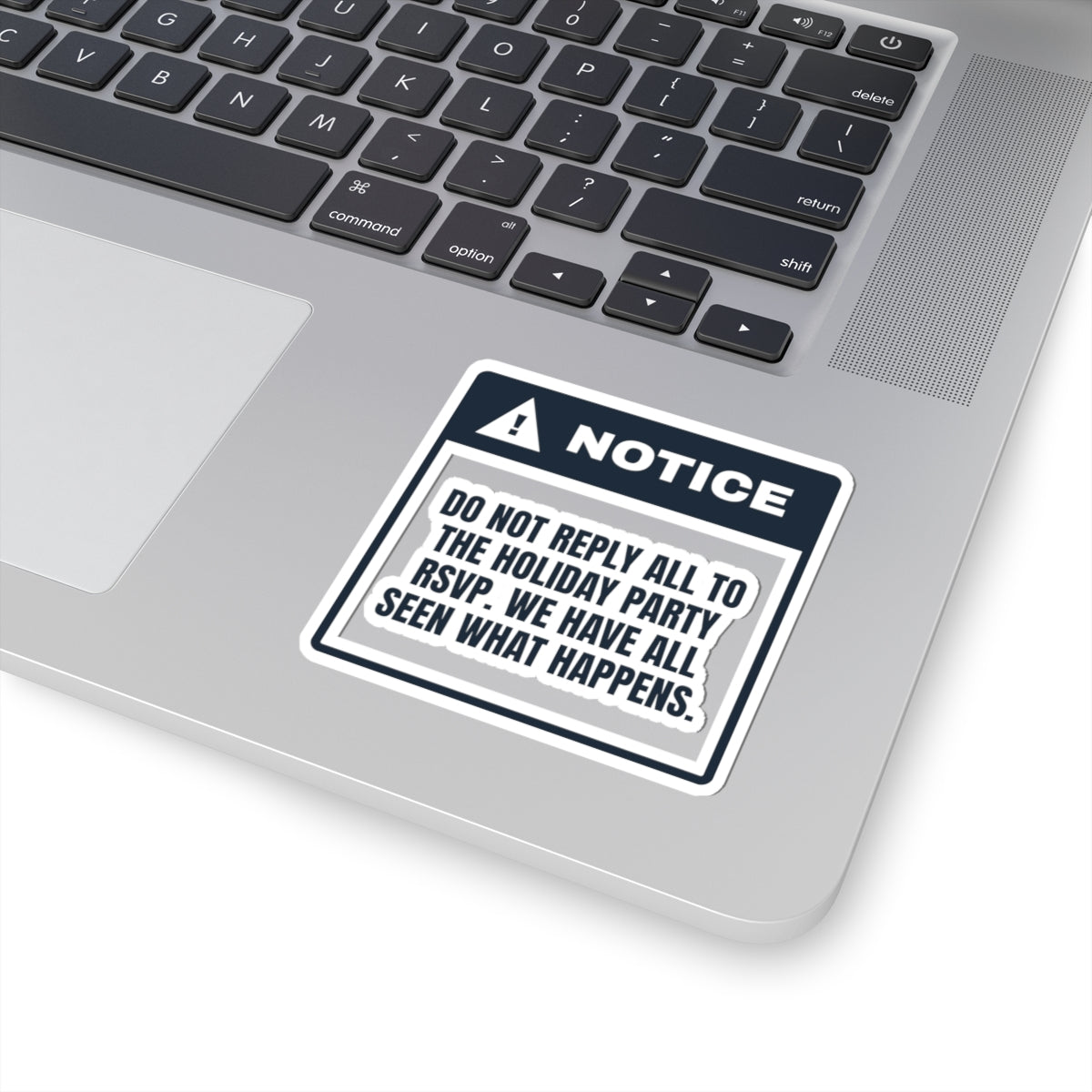 Funny Christmas Coworker Sticker Do Not Reply All To The Party Email