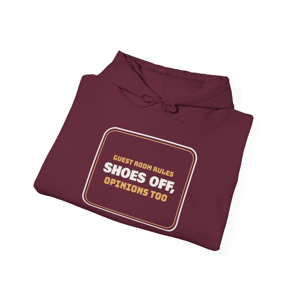 Funny Christmas In-Laws Hoodie Shoes Off Opinions Too