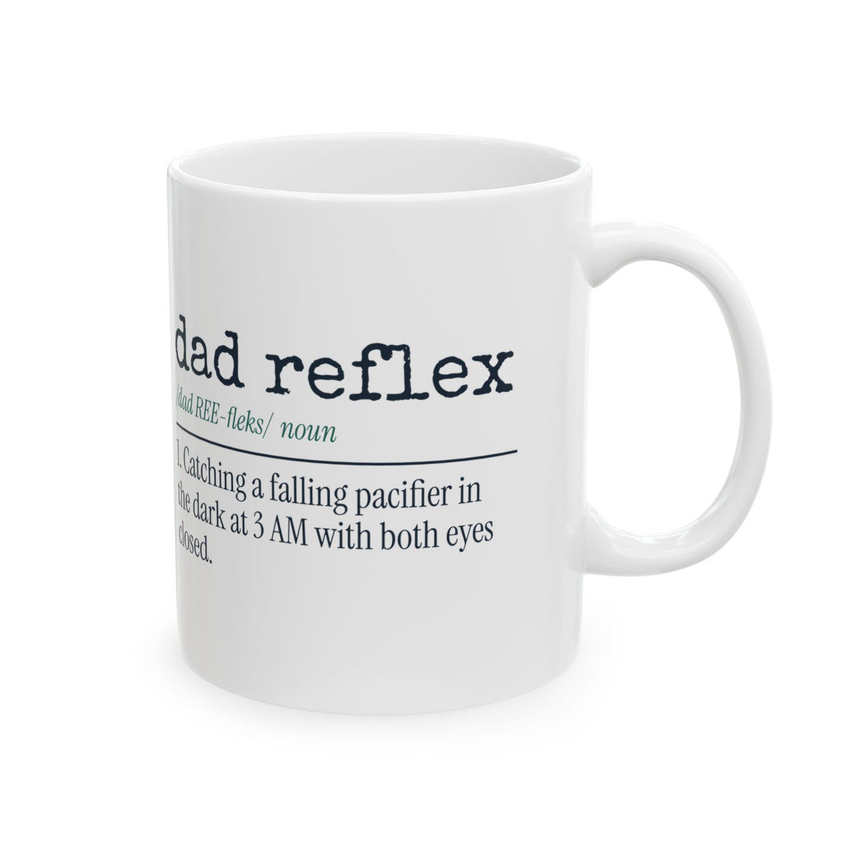 Funny New Dad Coffee Mug Dad Reflex Definition For First Time Dads