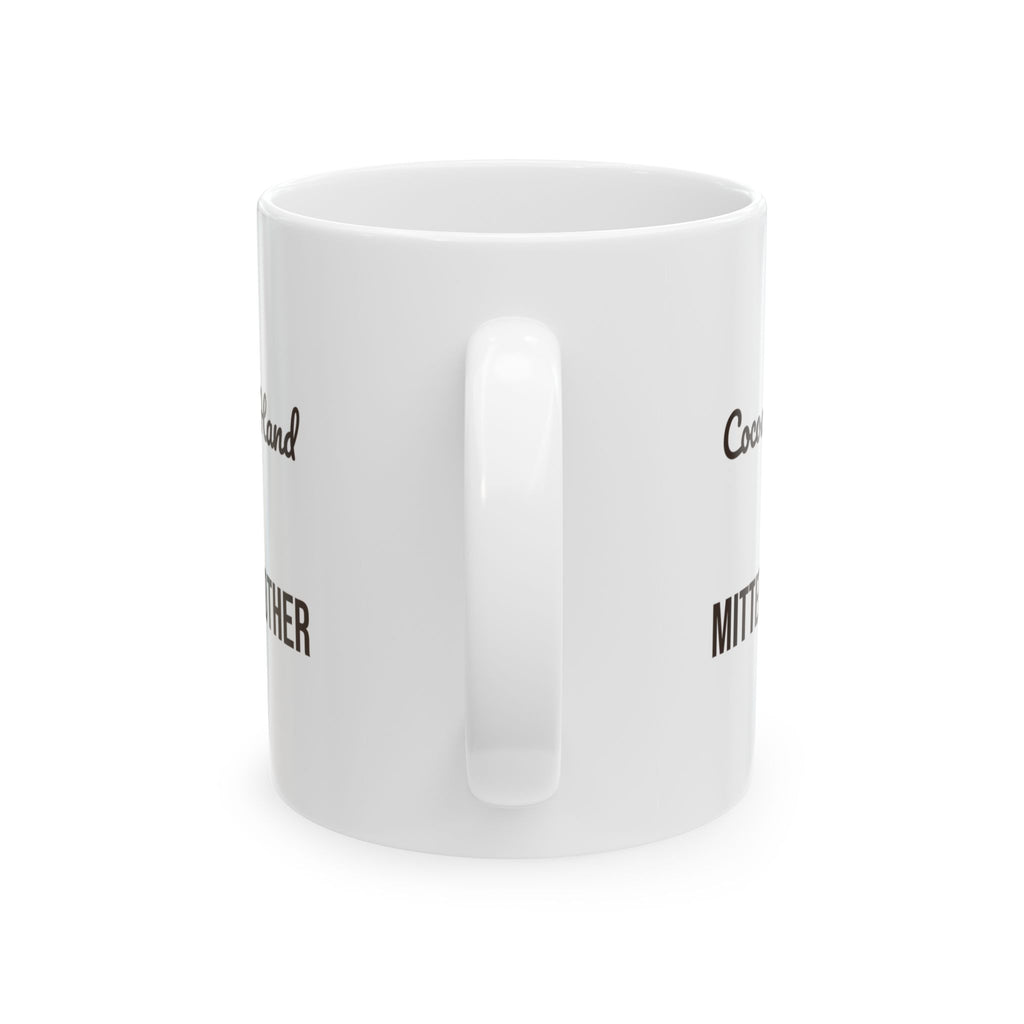 Hot Cocoa Coffee Mug Cocoa In One Hand Mitten In The Other Winter Mug