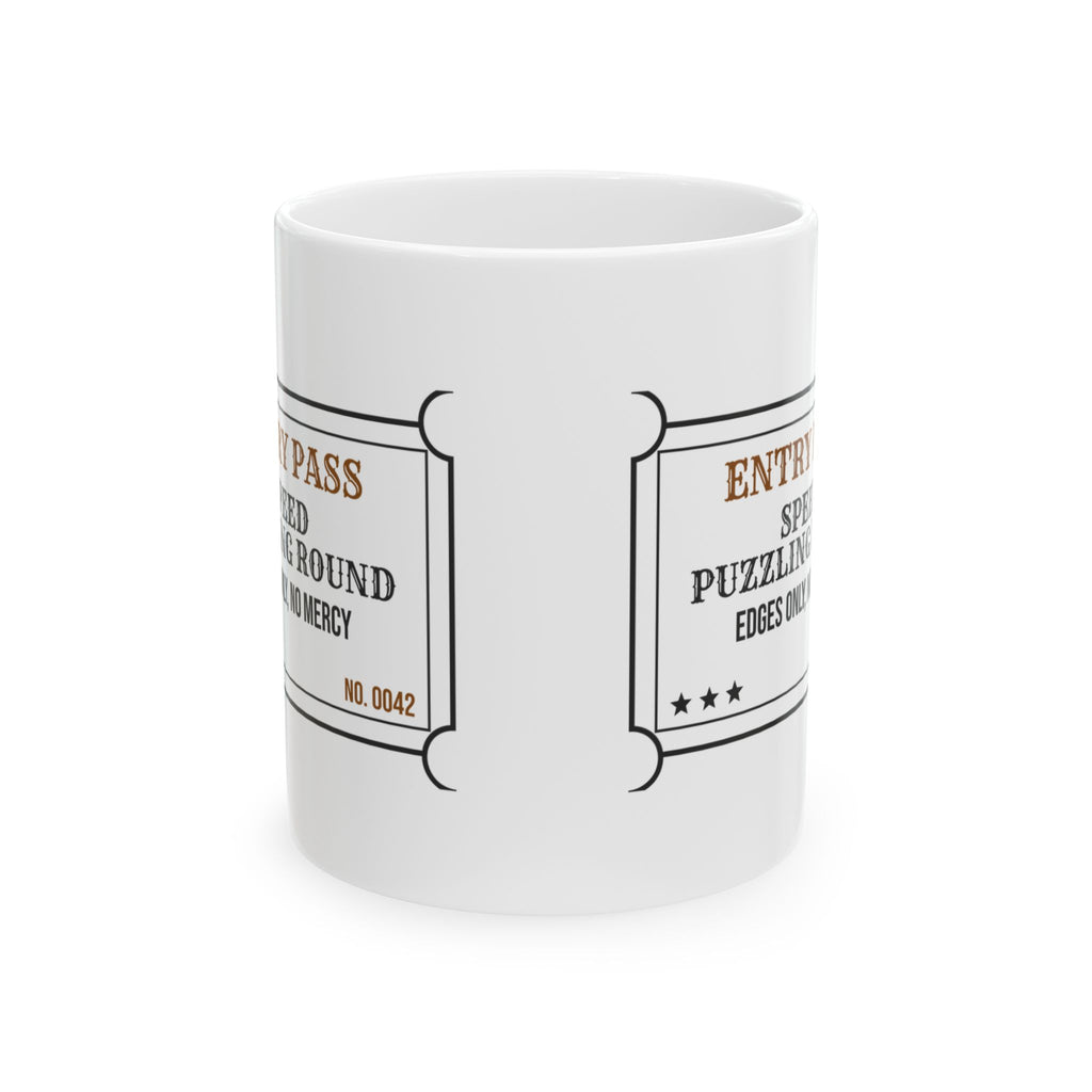 Speed Puzzling Coffee Mug Edges Only No Mercy