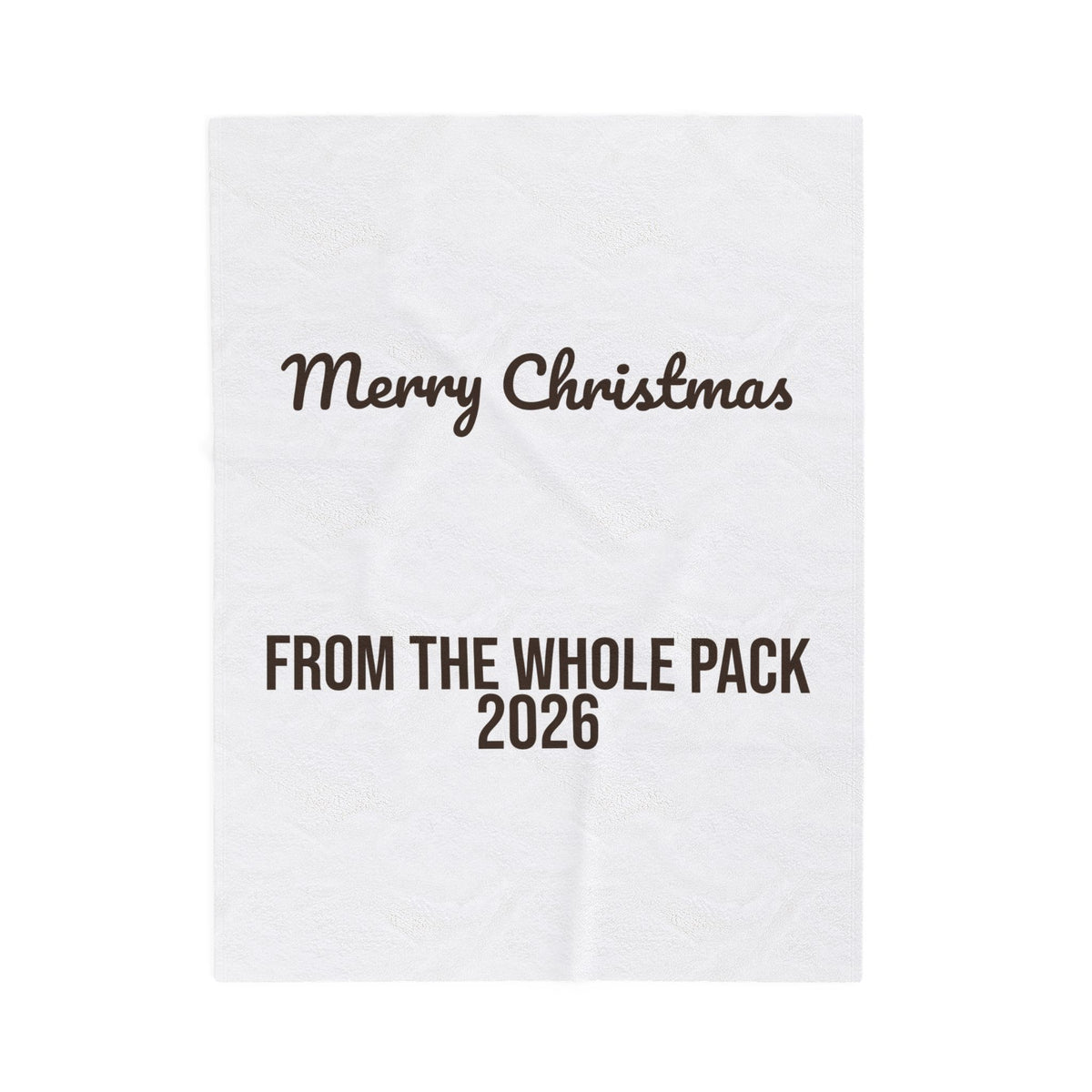 Christmas Throw Blanket Merry Christmas From The Whole Pack 2026 Dog Family