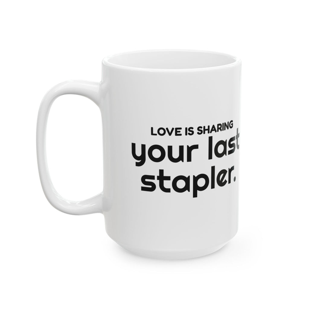 Funny Valentine Coffee Mug Stapler Joke For Coworkers