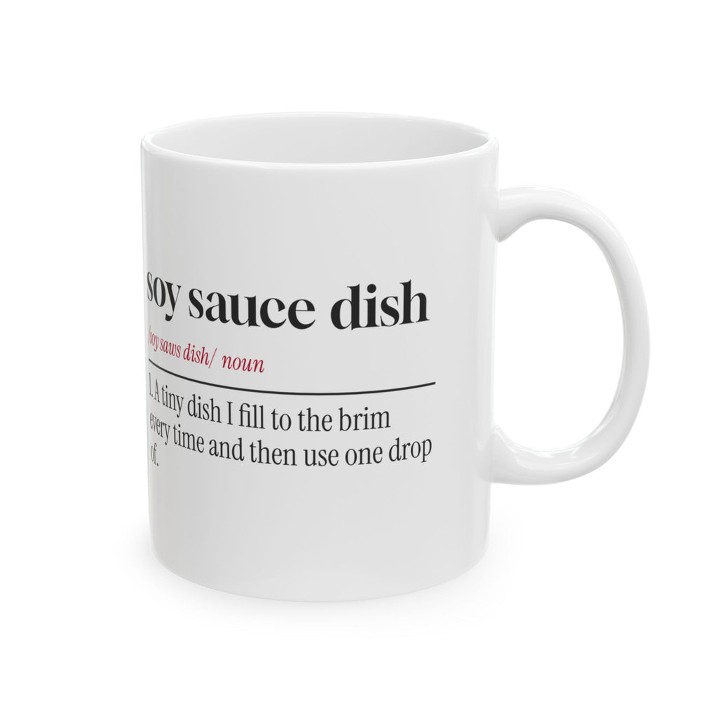 Funny Sushi Lover Coffee Mug Soy Sauce Dish Definition