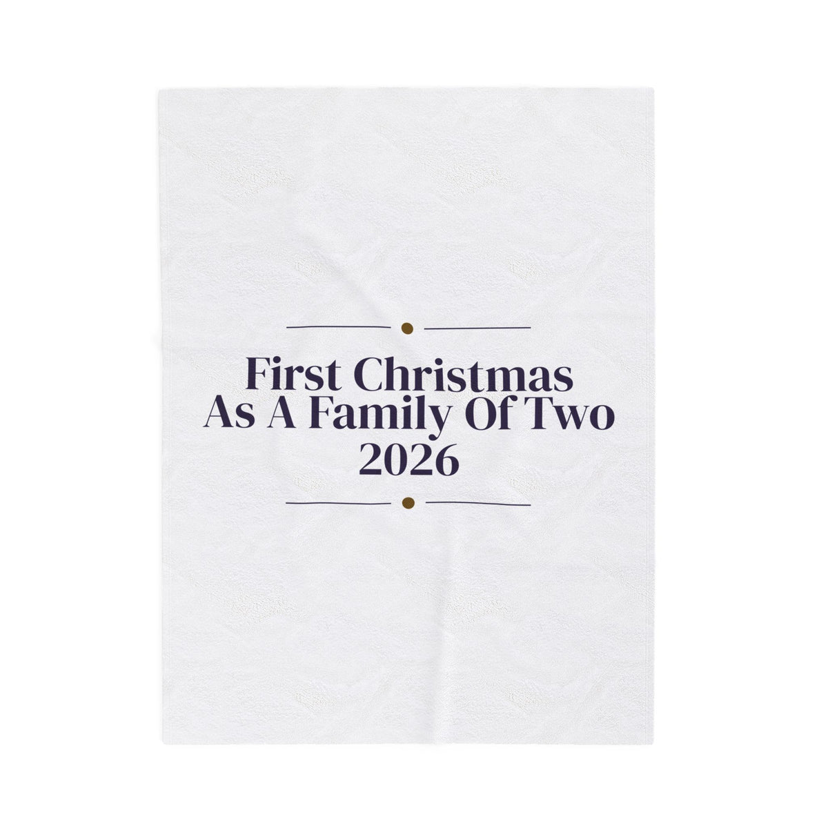 First Christmas Married Throw Blanket As A Family Of Two 2026 Newlyweds