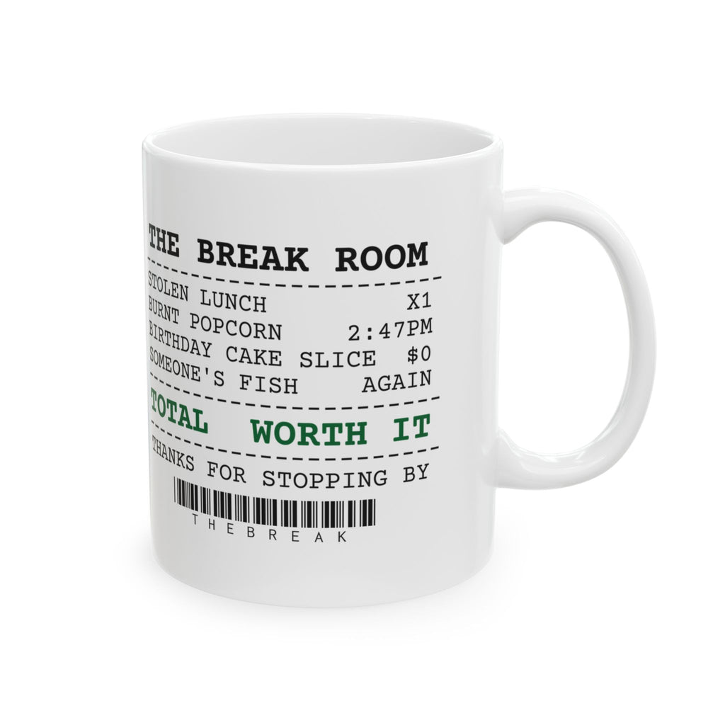 Break Room Receipt Coffee Mug For Coworkers