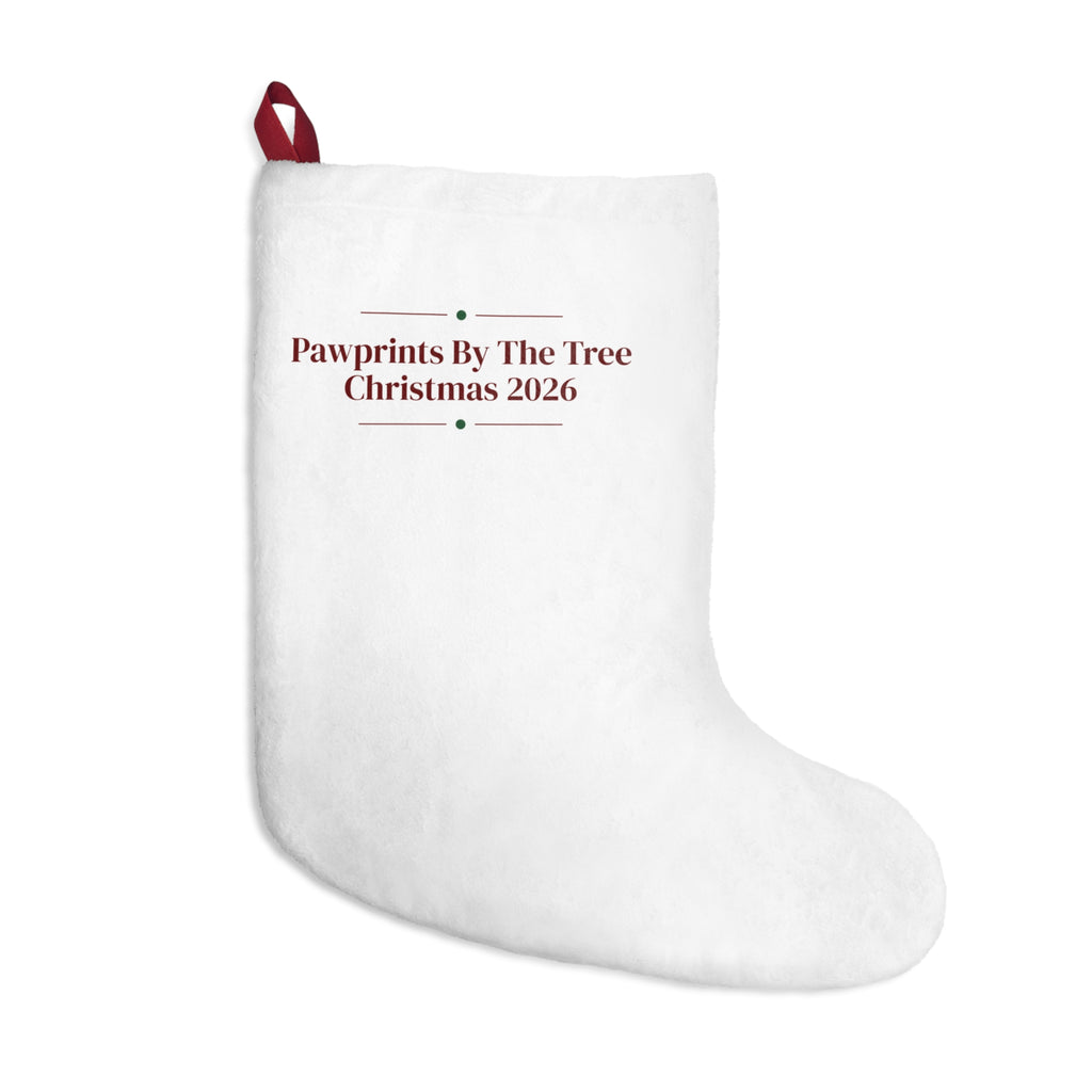 Christmas Dog Christmas Stocking Pawprints By The Tree 2026