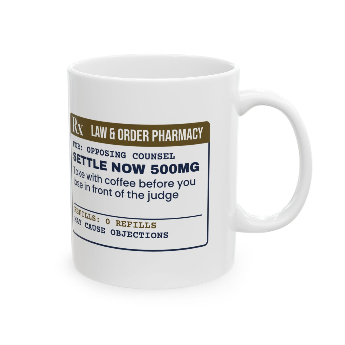 Settle Now Coffee Mug For Lawyers