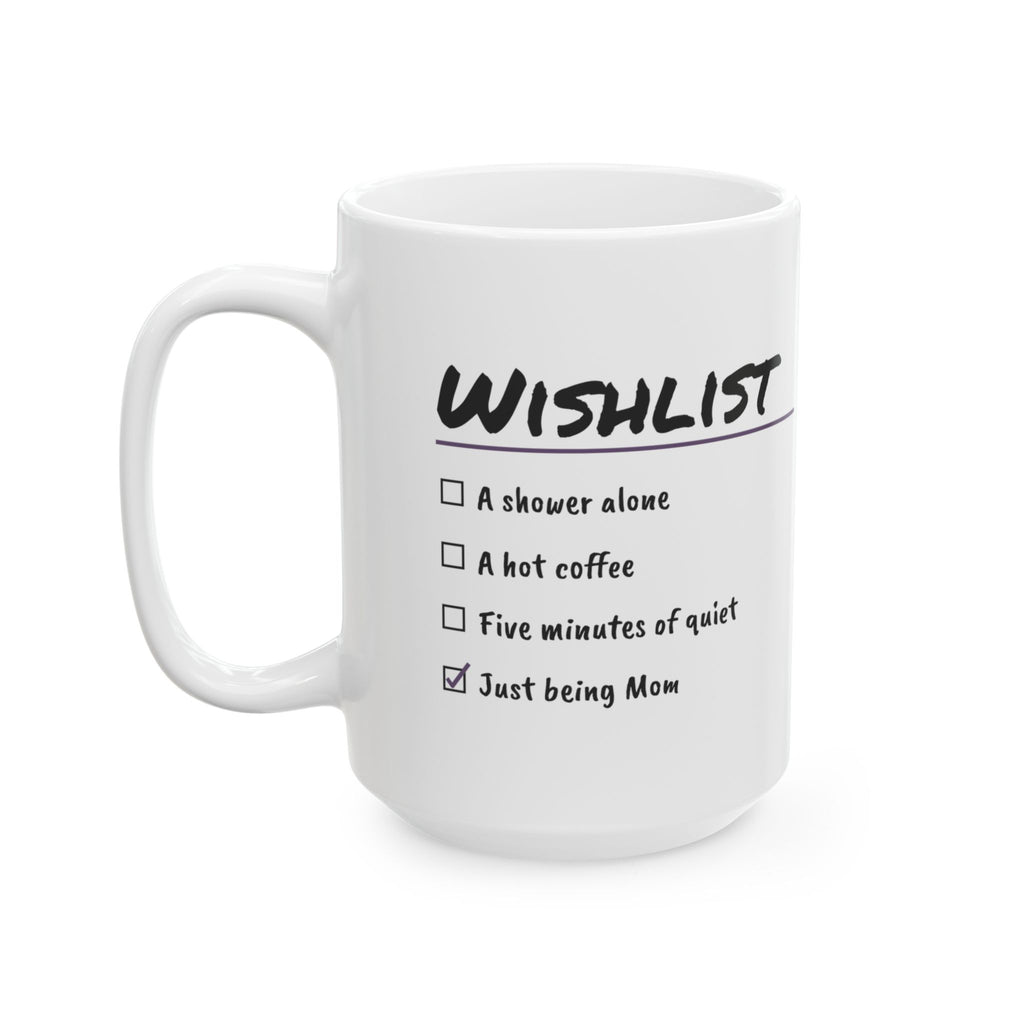 New Mom Coffee Mug Funny Wishlist Checklist For First Time Moms