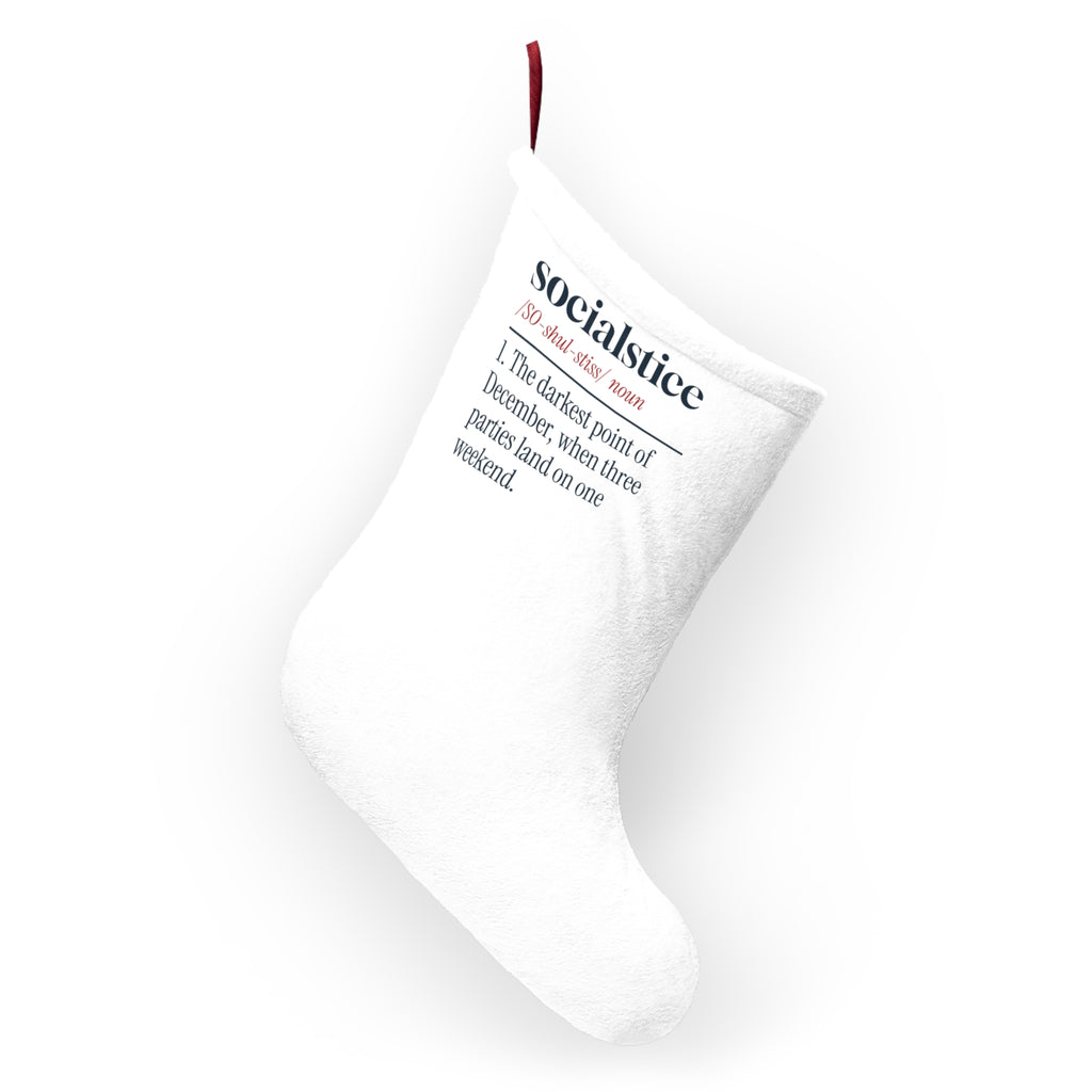 Funny Introvert Christmas Stocking Socialstice Definition