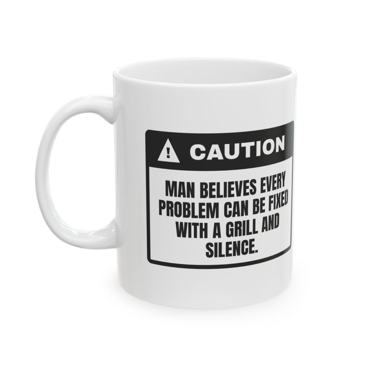 Stepdad Coffee Mug Grill Fixes Everything