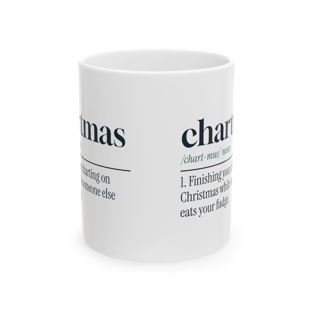 Funny Christmas Nurse Coffee Mug Chartmas Definition For Nurses