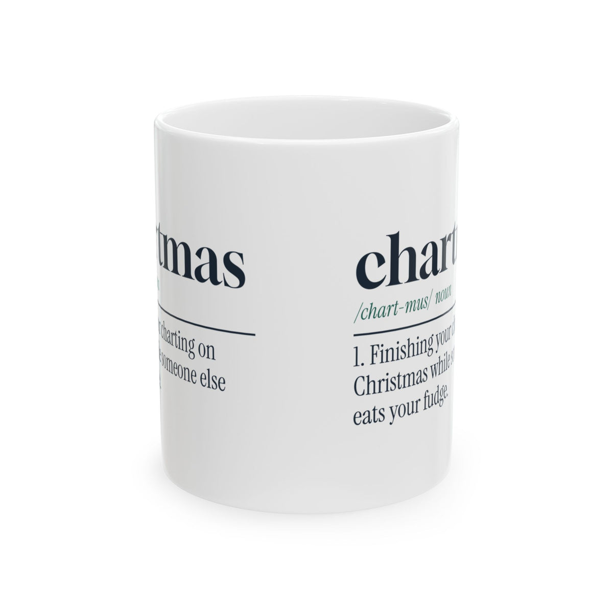 Funny Christmas Nurse Coffee Mug Chartmas Definition For Nurses