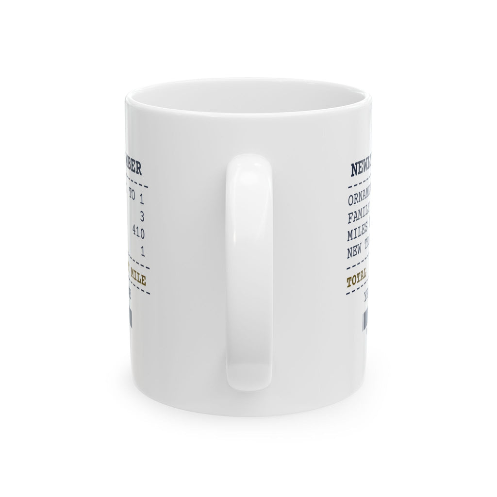 Funny Newlywed Christmas Coffee Mug Newlywed December Receipt