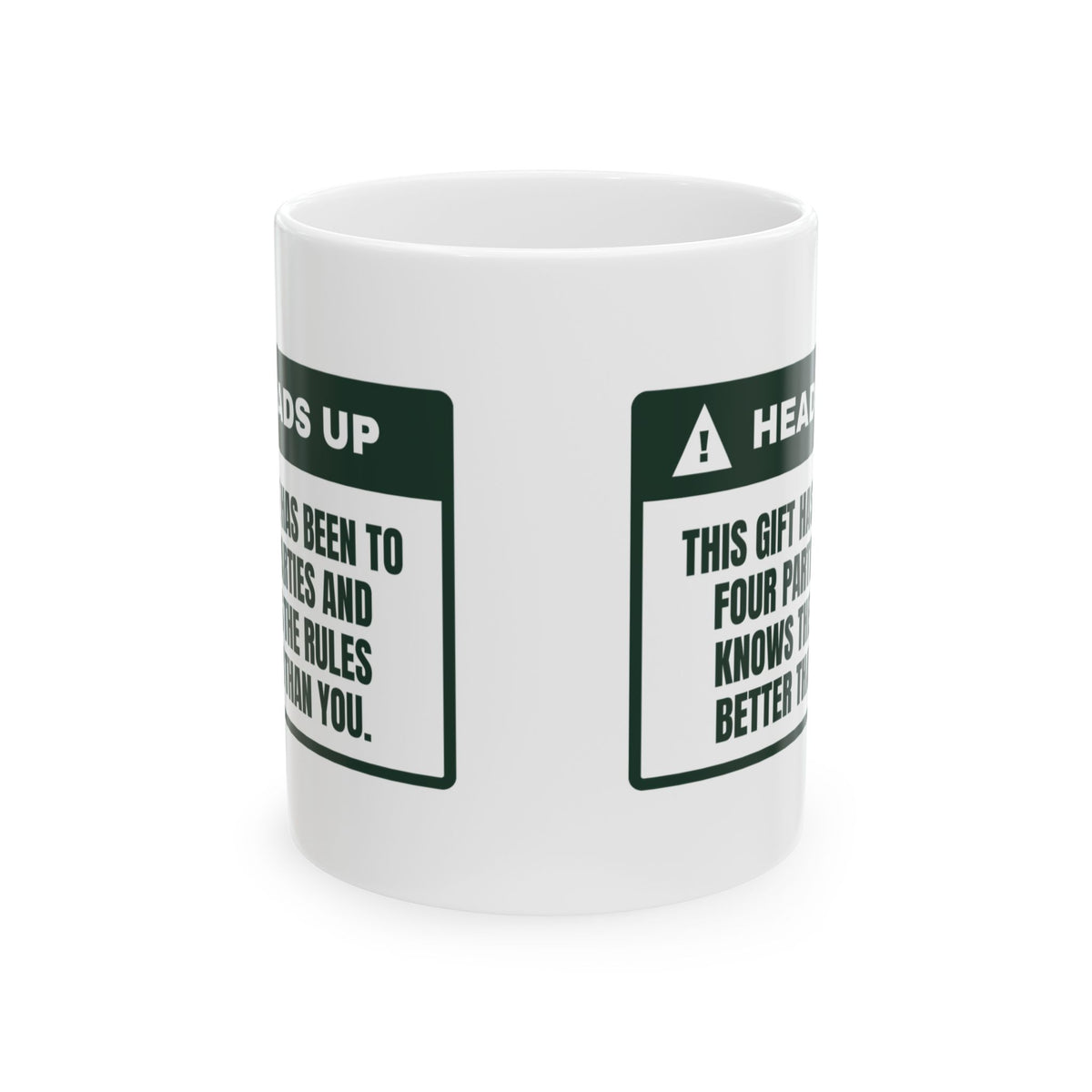Funny White Elephant Coffee Mug Been To Four Parties Gag Mug
