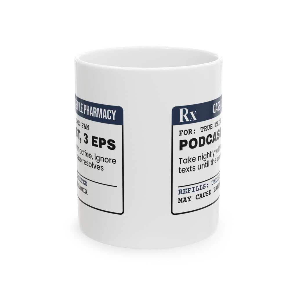 True Crime Coffee Mug Take Nightly With Coffee