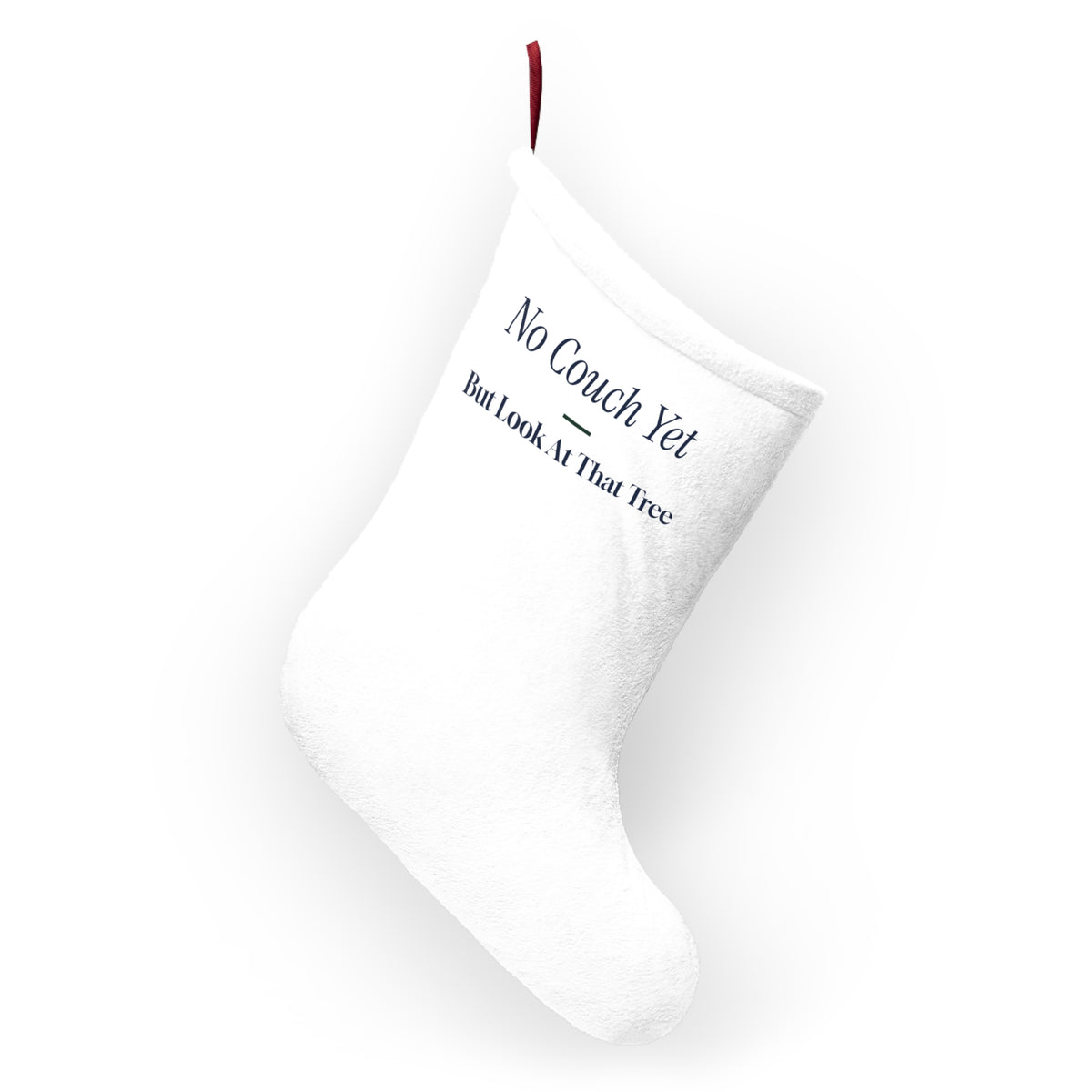 Funny Christmas Stocking No Couch Yet For New Homeowners