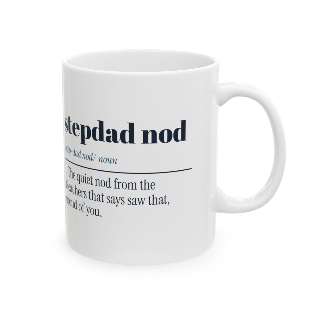 Father's Day Coffee Mug Stepdad Nod Dictionary For Bonus Dad
