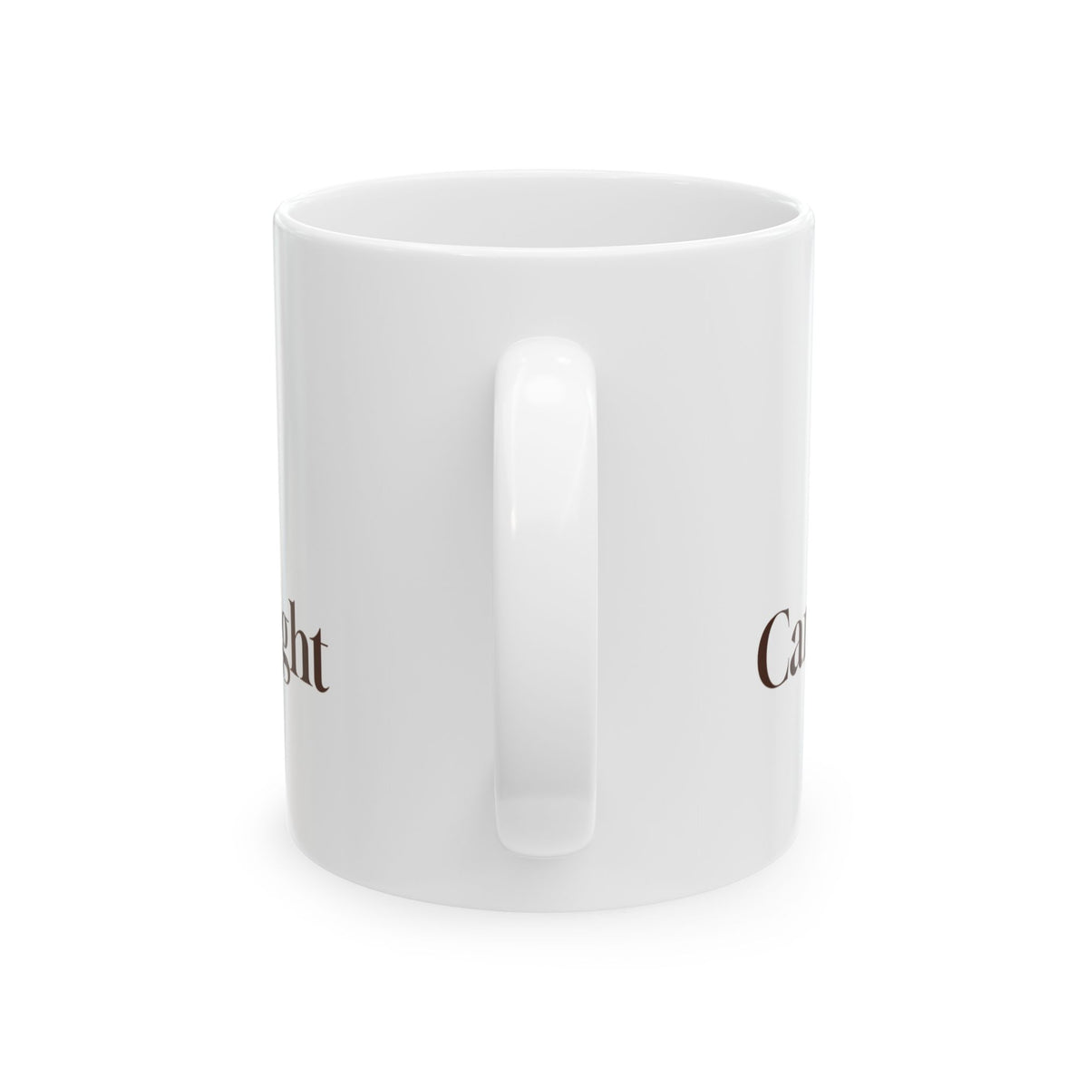 Cozy Christmas Coffee Mug Pine Plaid And Candlelight