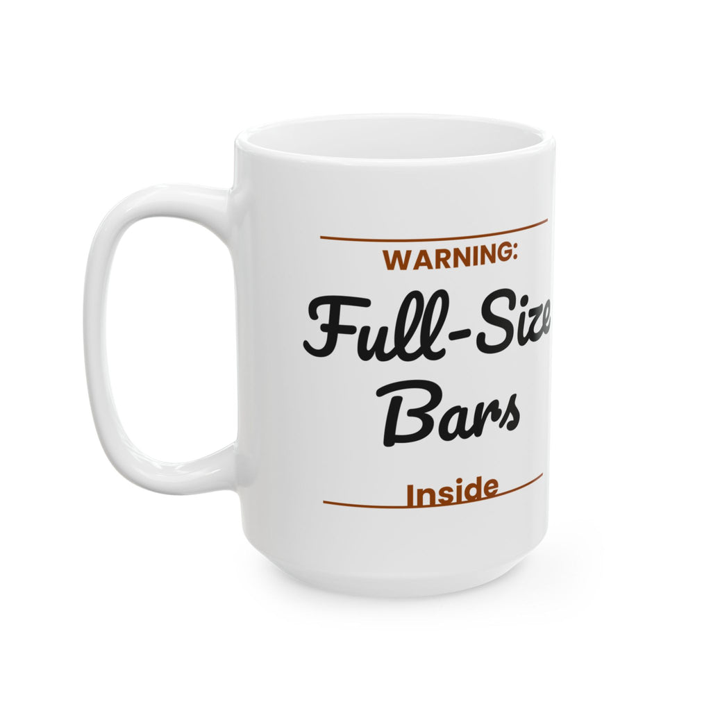 Funny Halloween Coffee Mug Full Size Candy Bars Sign For Candy Fans